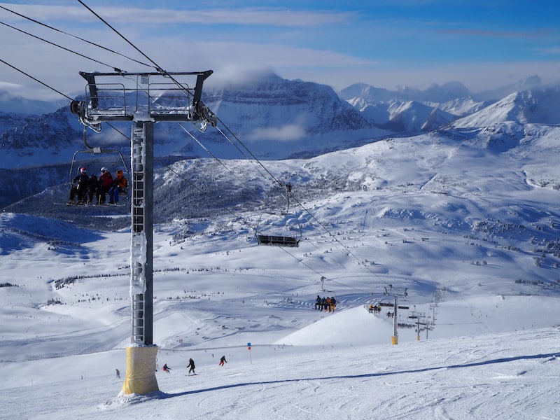 ... also, only twenty minutes' drive away from Banff, is the wonderful ski resort of Sunshine Village ...