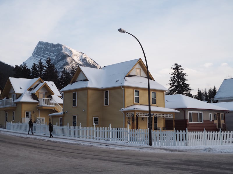 Strolling around Banff ...