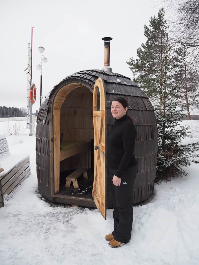 Ready for the Finnish take on the igloo? It's a sauna, of course ..!