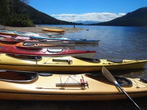 Excited about kayaking once more, after having had some initial experience trekking & kayaking in Tierra del Fuego National Park.
