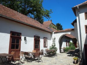 Zum Besucherrundgang zählt auch der Blick in das historische Weingut der Familie Haimerl aus Langenlois.