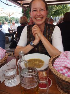 Charming Isabell Käser is my very own city guide for the day. I love her the very moment I meet her – she is just delightful and knows an awful lot about the city of Regensburg.