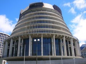 Das neuseeländische Parlamentsgebäude ähnelt tatsächlich einem "Bienenstock", die Namensgebung also ist gelungen.