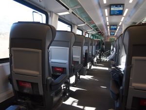 Blick in den superschnellen Railjet der ÖBB: Eine empfehlenswertere Anreise für die Strecke Wien oder Niederösterreich - Tirol habe ich nicht!