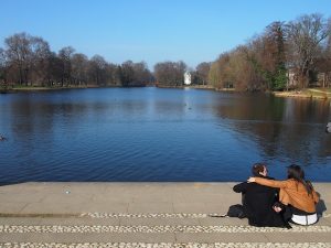 ... nur um an diesem See Platz zu nehmen, welcher gleich hinter dem Schlosspark beginnt. Was für ein wunderschöner Tag in Berlin!