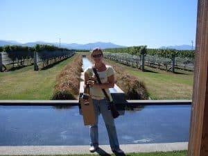 Unterwegs Richtung Neuseelands Ostküste lohnt es sich, dem Weinbaugebiet Marlborough im Nordosten von Neuseelands Südinsel einen Besuch abzustatten. Hier gibt es ausgezeichneten Chardonnay oder Sauvignon Blanc - ein guter Reiseproviant für Genussreisende wie mich.