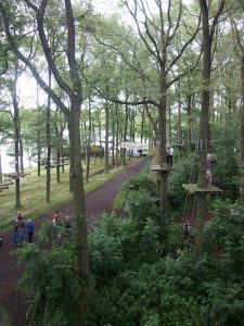 Ankommen im Kletterwald Leipzig ...