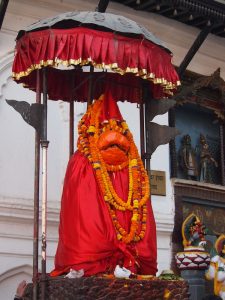 I am still mesmerized by this statute of ... the monkey-god in local religious belief!