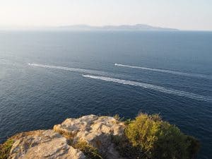 … with views travelling almost endlessly, stretching all the way across the Golf de Roses and Cap de Creus peninsula to the north, the north-eastern most point of the Iberian peninsula ...