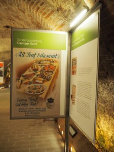 … doch finden wir uns interessanterweise im Weinstadtmuseum gut aufgehoben - zur Kremser Senfverkostung!