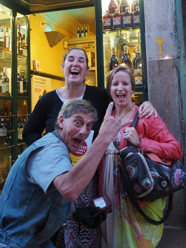 Mit Freunden in Lissabon