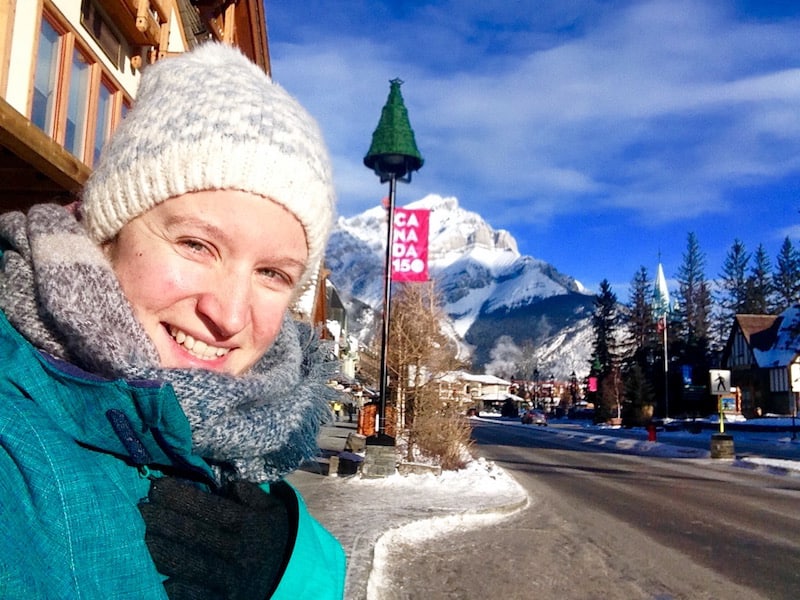 Good morning, Banff !!! OMG, I am back. So cold. So beautiful!