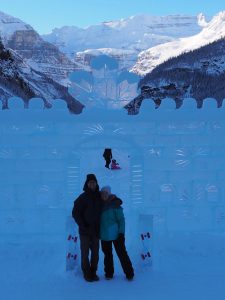 ... Lake Louise has an ice castle, too ..!