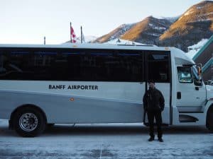 ... everything except the warm-hearted smile of the local people, there to greet you & cheer you up. Cheers to our driver Adam for a fantastic road trip onboard the Banff Airporter!