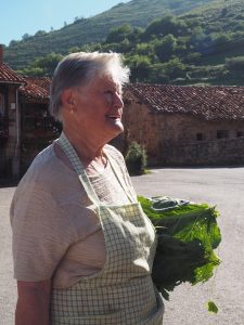 And then, there is the living culture of course, such as talking to this farming lady as part of our joint #EuropeTour family pilgrimage ...