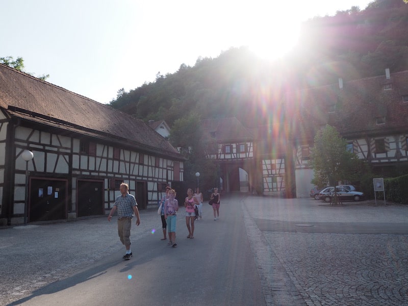 Wir genießen weiters die abendliche Stimmung ...