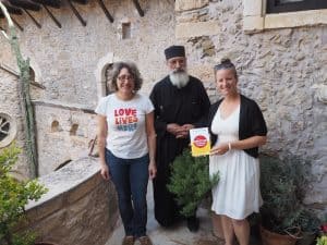 Danke für diesen herzlichen Empfang hier im Kloster Toplou in Kreta !!