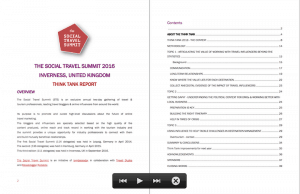 Social Travel Summit Think Tank Report 2016_Screenshot