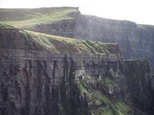 ... der wirkliche, der wahre Blick auf die "echten Cliffs of Moher" wie Pat es nennt: