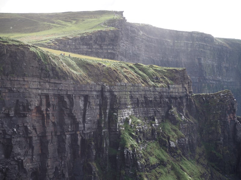 ... der wirkliche, der wahre Blick auf die "echten Cliffs of Moher" wie Pat es nennt: