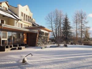 Einfach nur zauberhaft: Das Gesundheitshotel Klosterberg in Langschlag in all seiner winterlichten Pracht ...