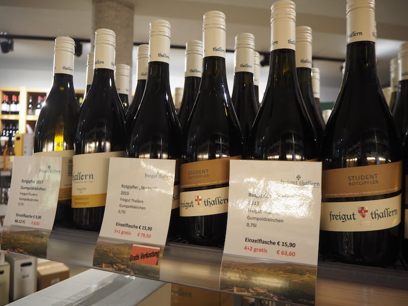 ... wir bekommen am Ende noch den Tipp, in die Gebietsvinothek Freigut Thallern zu besuche