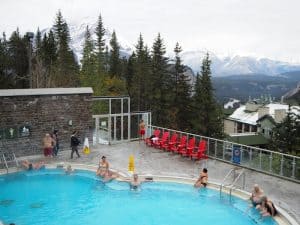 ... die "herzerwärmenden" Banff Upper Hot Springs, die sich echt immer lohnen.