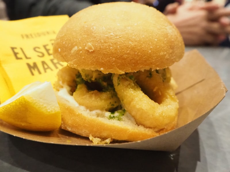 ... auf ein gutes "Bocadillo de Calamares", wie in meinen alten Studententagen in Madrid ...