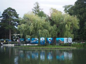 Im Doblhoff Park schließlich gibt es auch heuer wieder eine "Schwimmende Galerie": Passend zum Thema werden am Doblhoff Teich atemberaubende Unterwasserbilder gezeigt.
