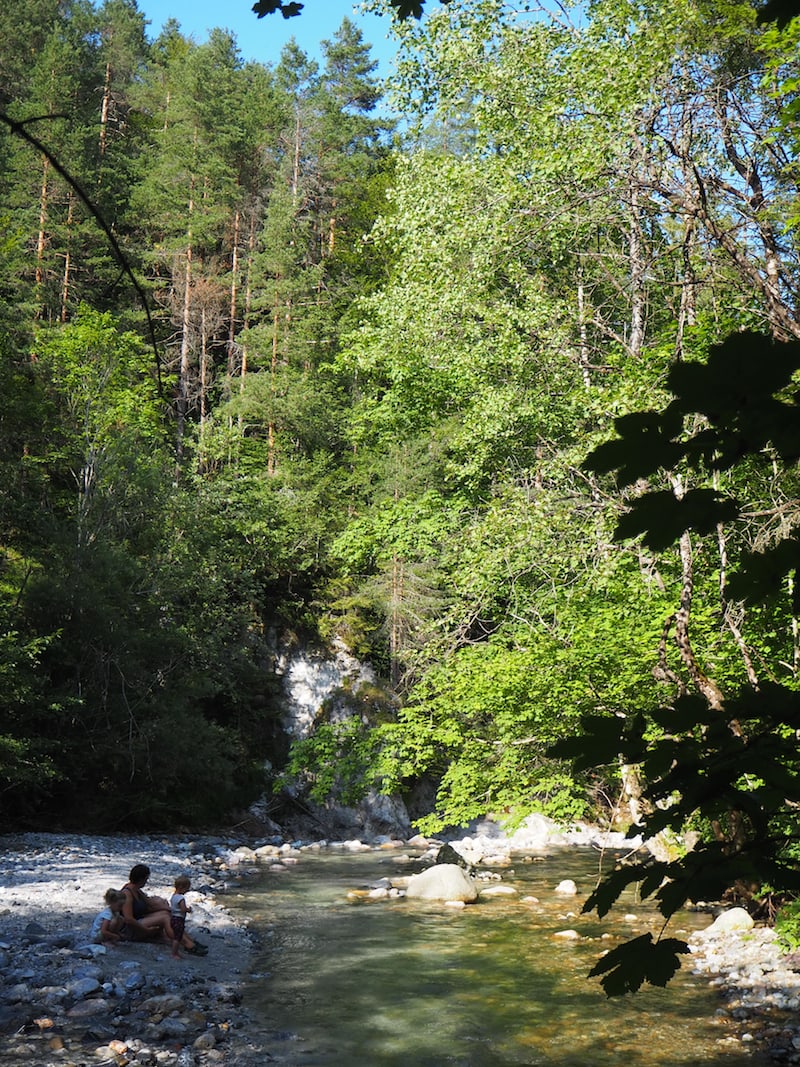 Die Trögener Klamm ...