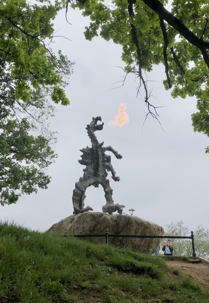 Liam hingegen interessiert sich "nur für den Drachen". Und so sieht er aus: Feuerspeiend, natürlich!