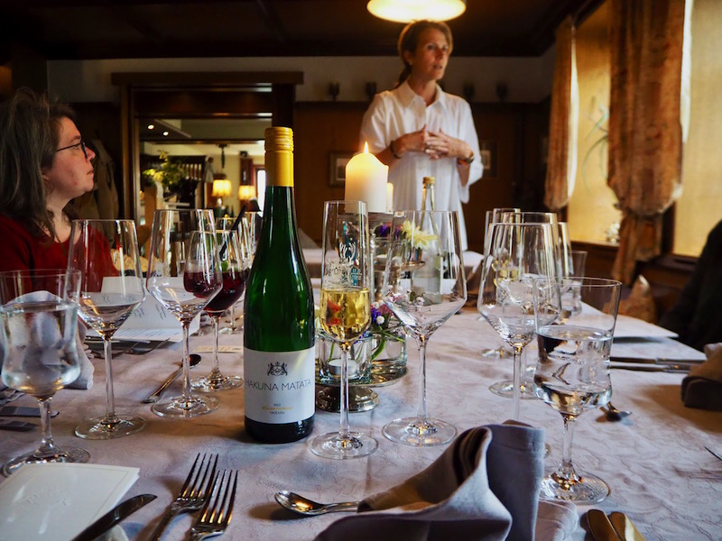 ... wir genießen den herzlichen Empfang im Gasthaus Zur Krone.