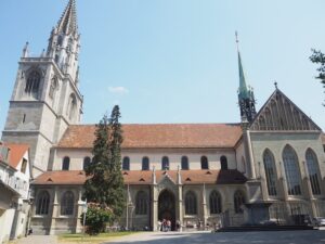 ... gemeinsam mit Daniel erkunden wir sämtliche Attraktionen der Altstadt, wie hier das Münster von Konstanz ...