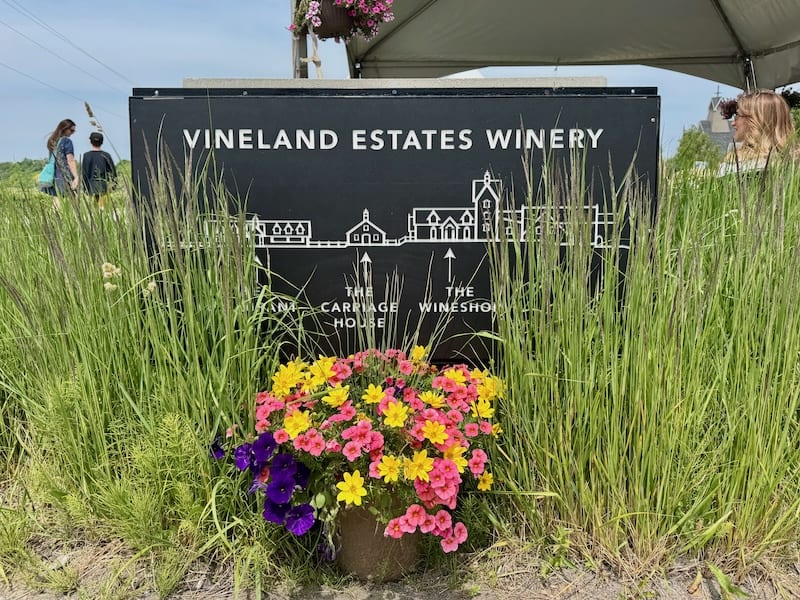 Vineland Estates Winery ist ein weiteres Weingut, das uns sehr gut gefallen hat.
