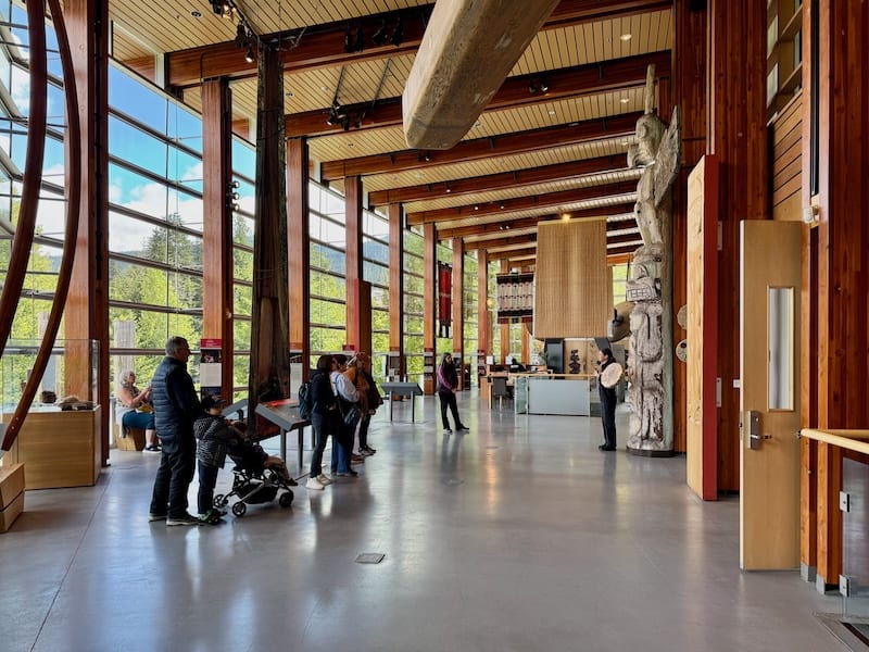 Squamish Lil'wat Kulturzentrum in Whistler.